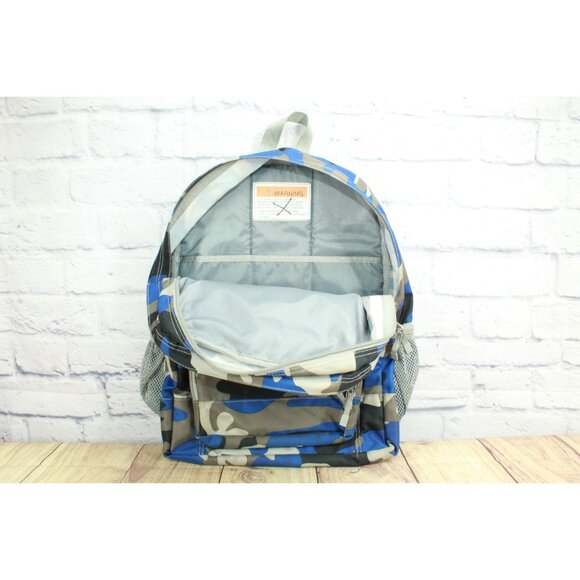 LL Bean Big Kids Deluxe Book Pack 37L School Backpack Camo Print - Picture 11 of 13